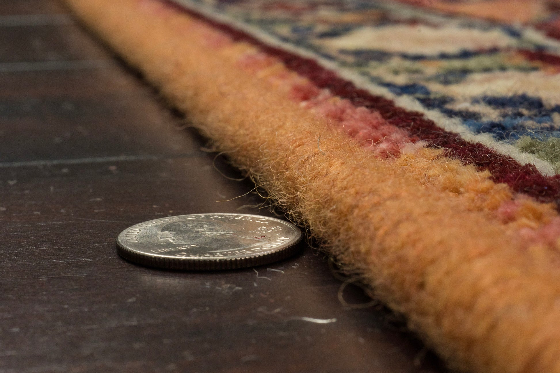 Wade Traditional Red/Multi Floral Medium Pile Rug