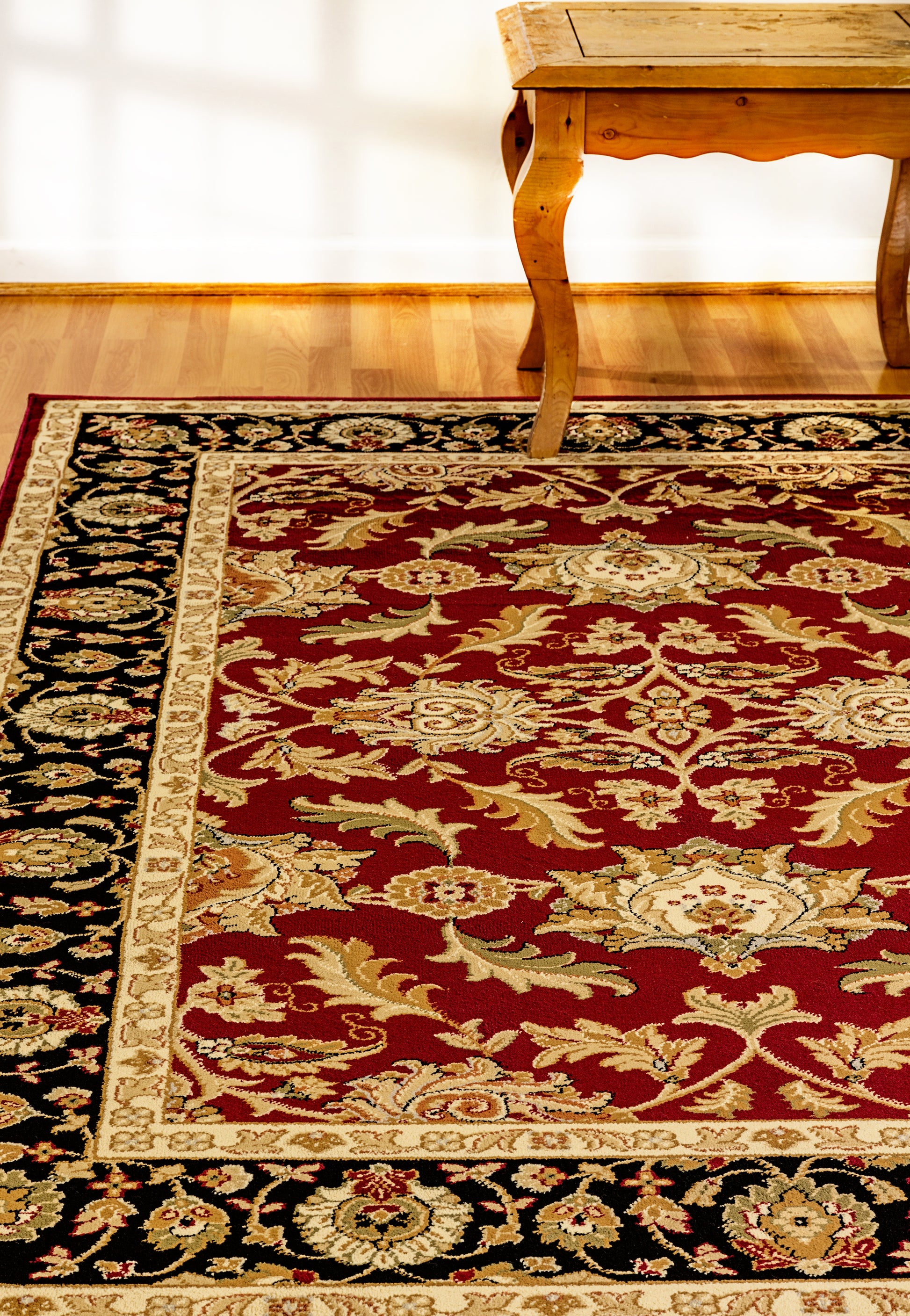 Yazd Traditional Red Classic Medium Pile Rug