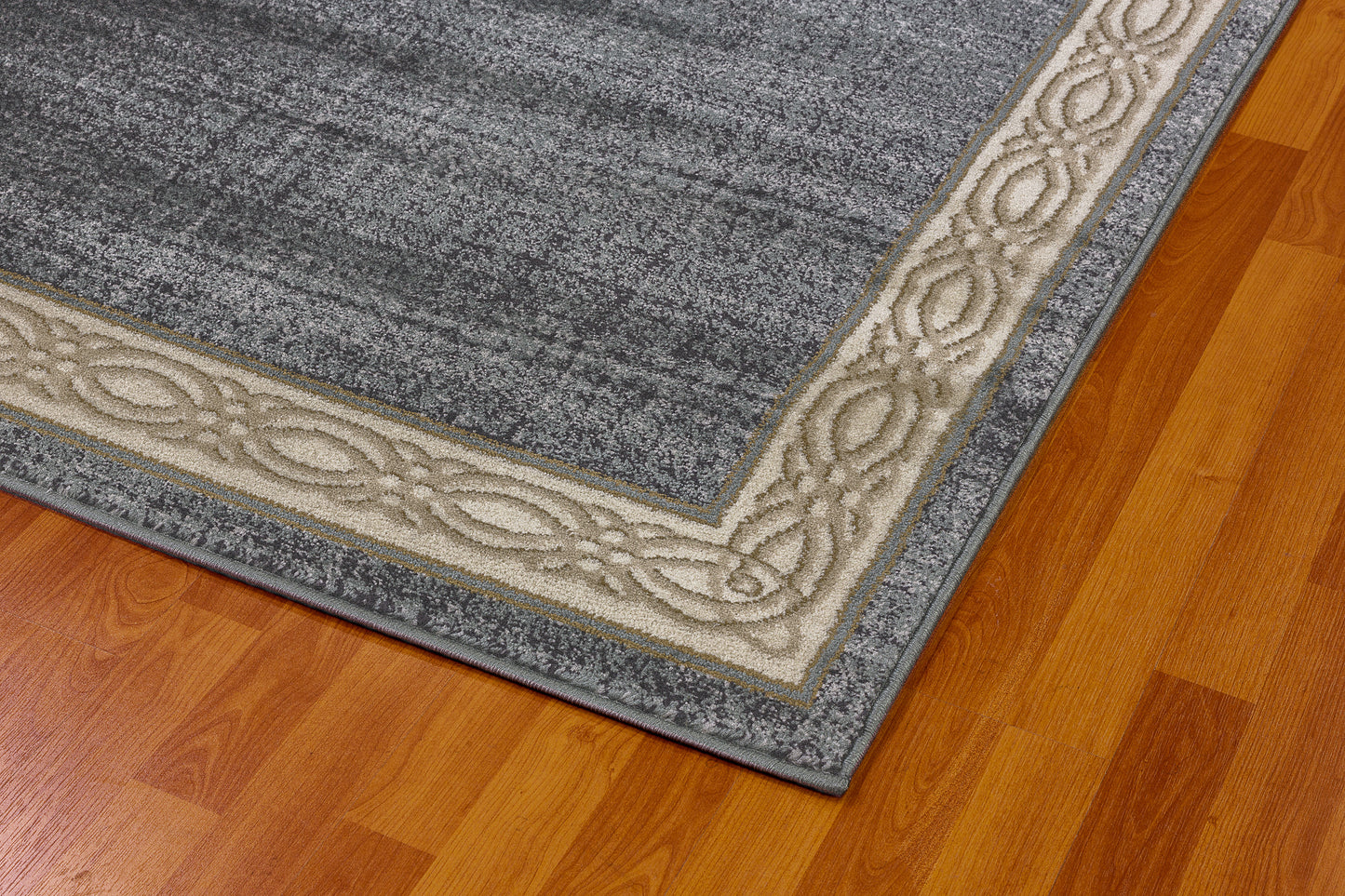 Yazd Traditional Blue/Grey Classic Medium Pile Rug