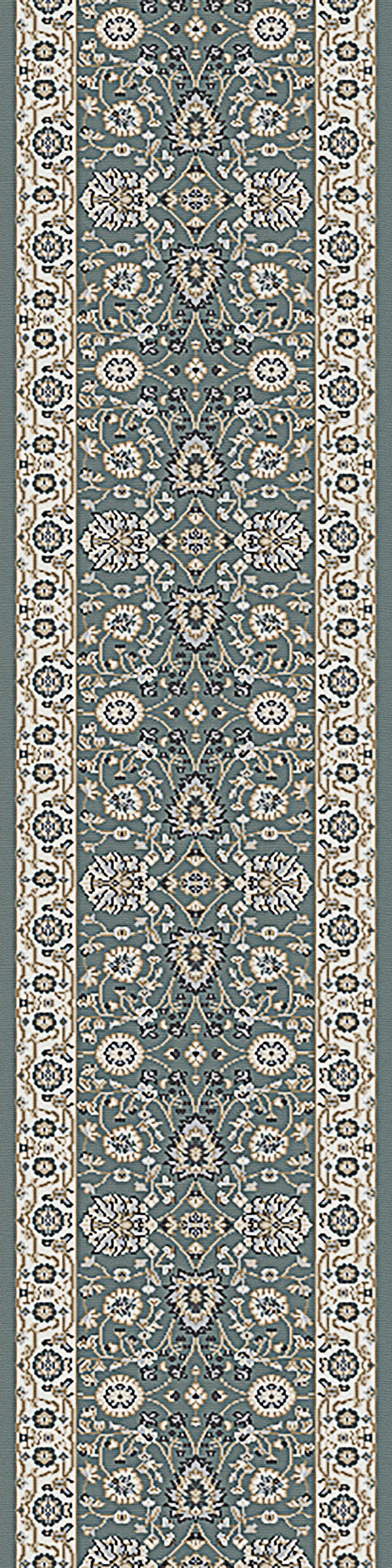 Yazd Traditional Grey/Ivory Classic Medium Pile Rug
