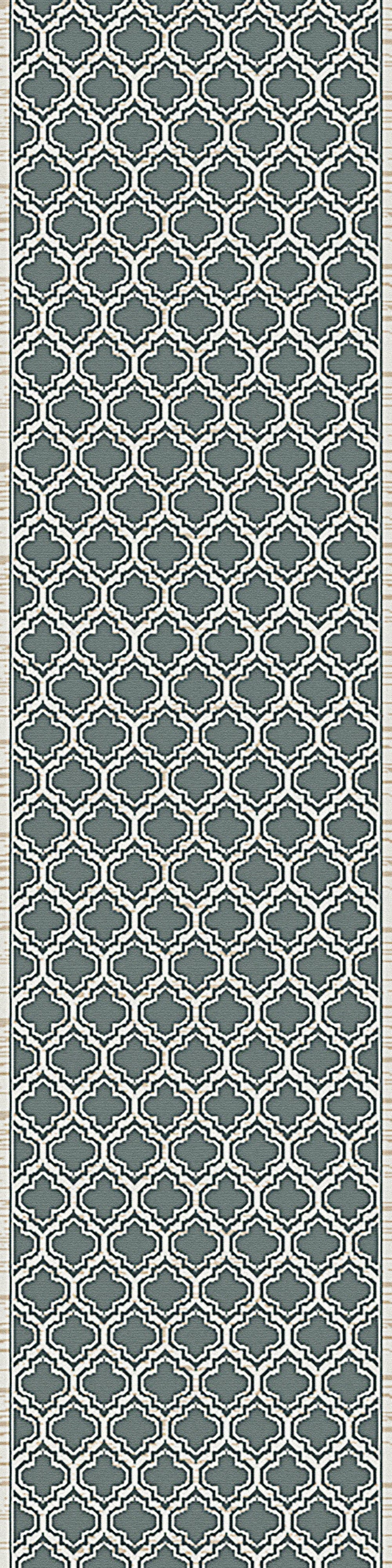 Yazd Traditional Blue/Ivory Classic Medium Pile Rug