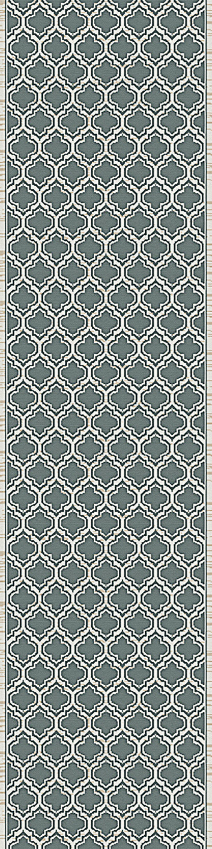Yazd Traditional Blue/Ivory Classic Medium Pile Rug