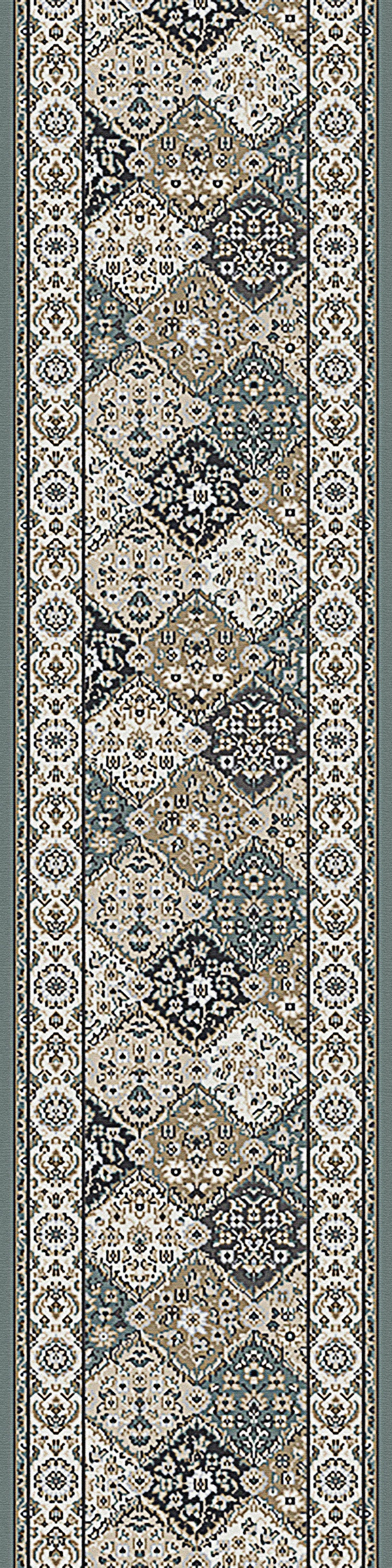 Yazd Traditional Blue/Ivory Classic Medium Pile Rug