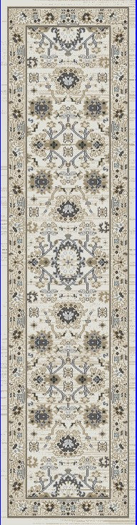 Yazd Traditional Ivory Classic Medium Pile Rug
