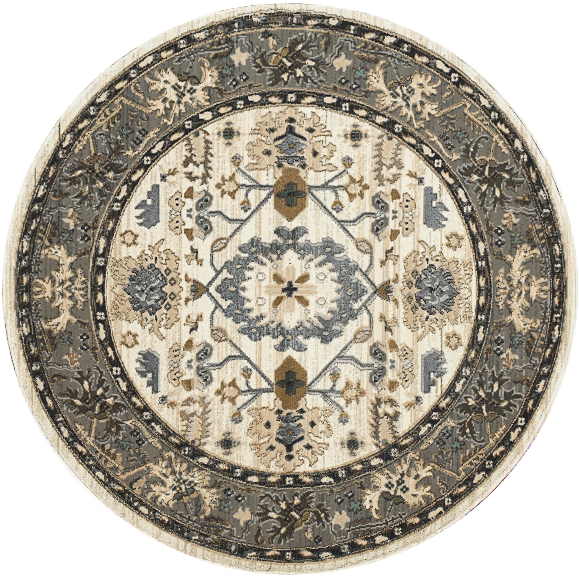 YAZD 8531 Ivory/Grey