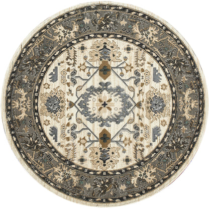 YAZD 8531 Ivory/Grey