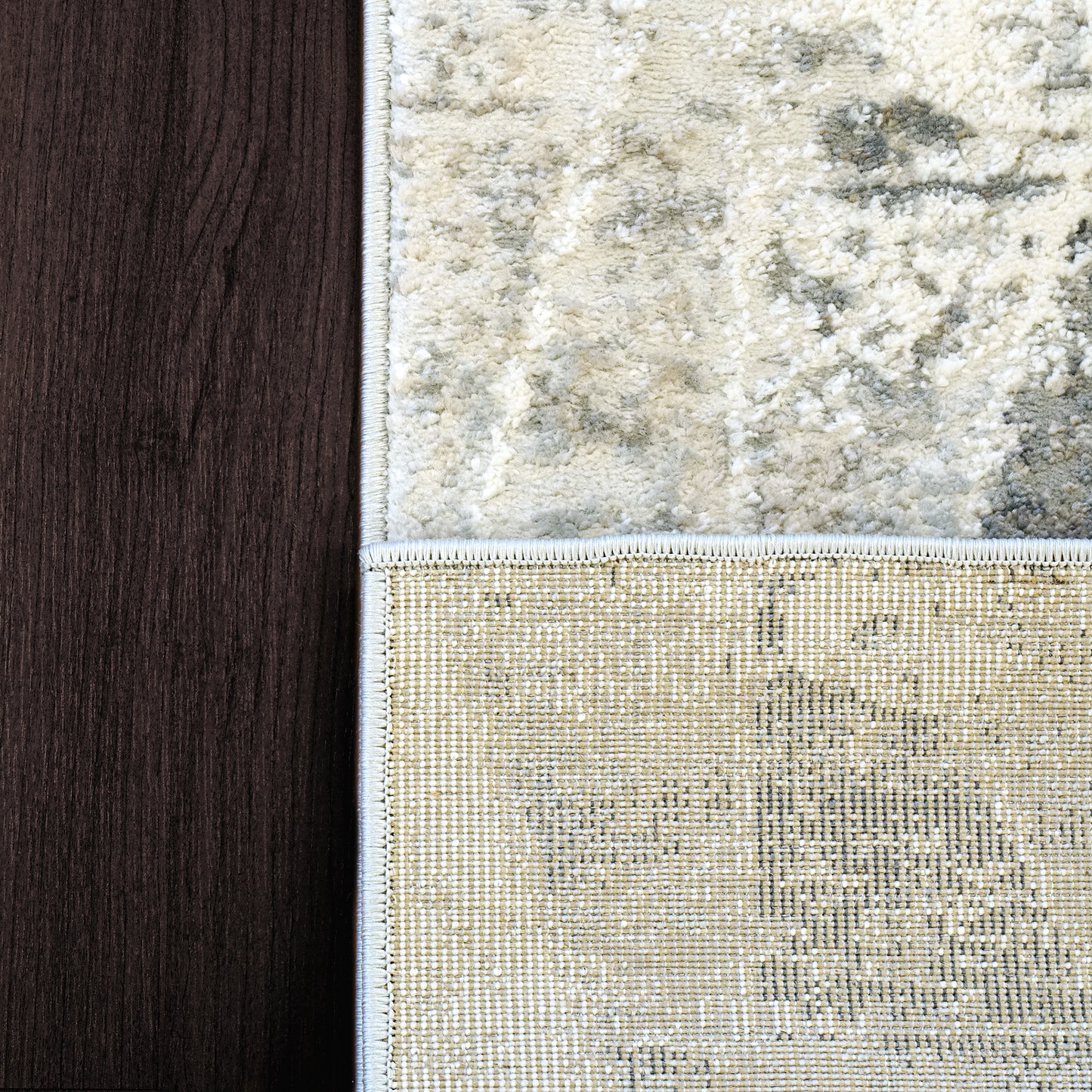 Zen Modern Grey Abstract Medium Pile Rug