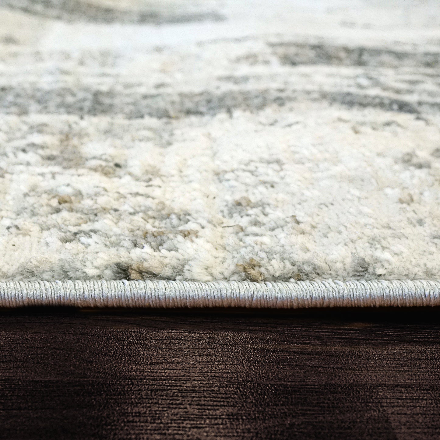 Zen Modern Grey Abstract Medium Pile Rug