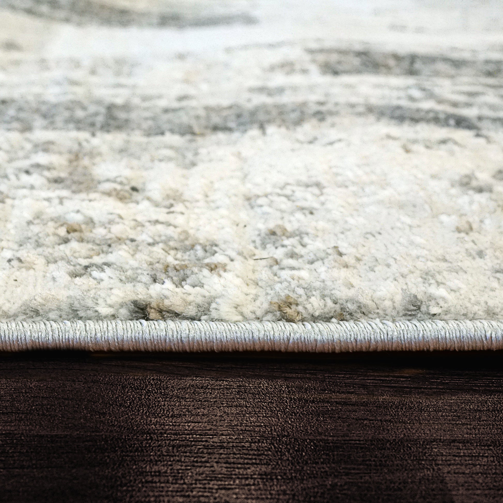 Zen Modern Grey Abstract Medium Pile Rug