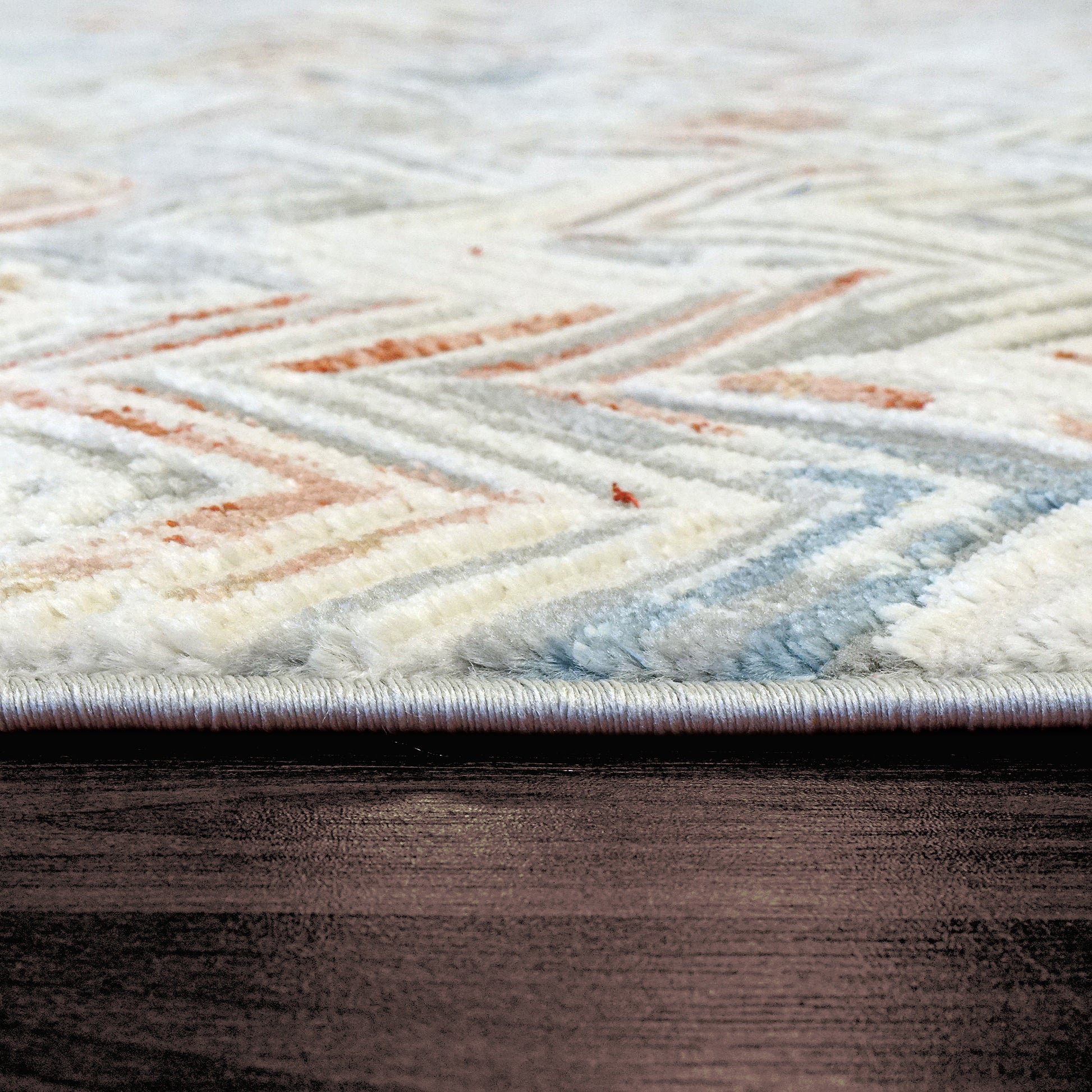 Zen Modern Grey/Multi Abstract Medium Pile Rug