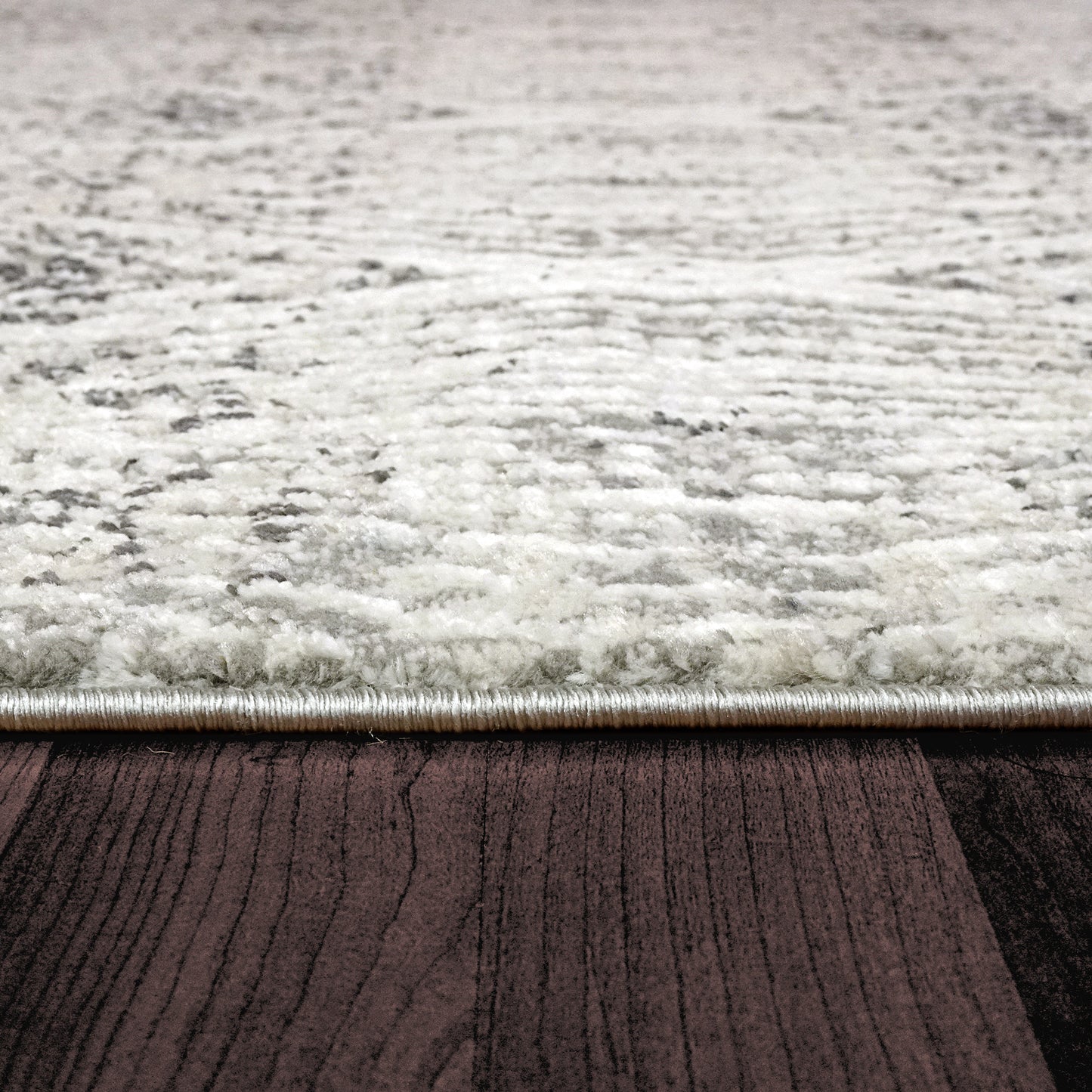 Zen Modern Grey Abstract Medium Pile Rug