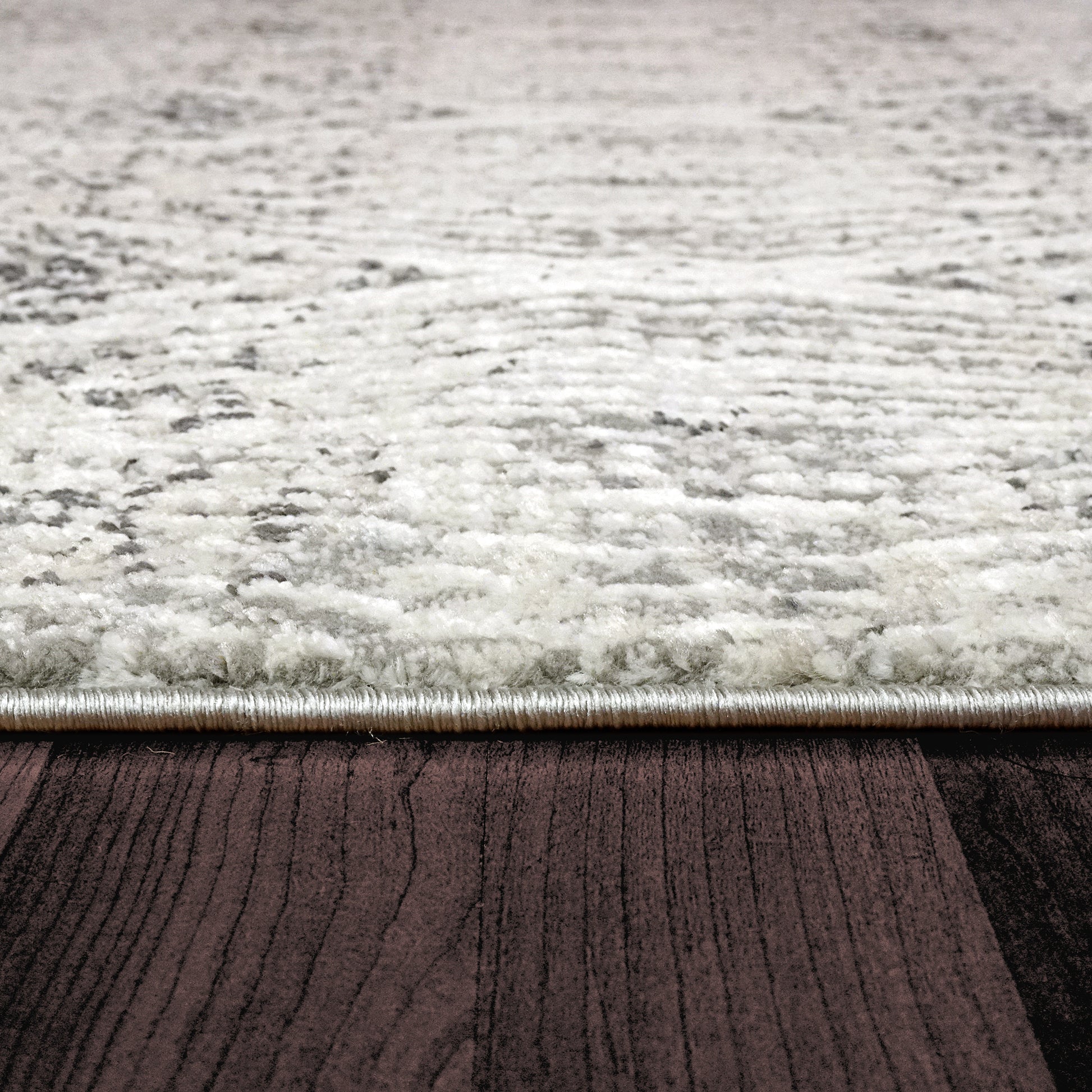Zen Modern Grey Abstract Medium Pile Rug