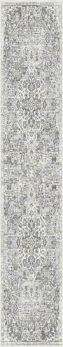 Zen Transitional Grey Abstract Low Pile Rug