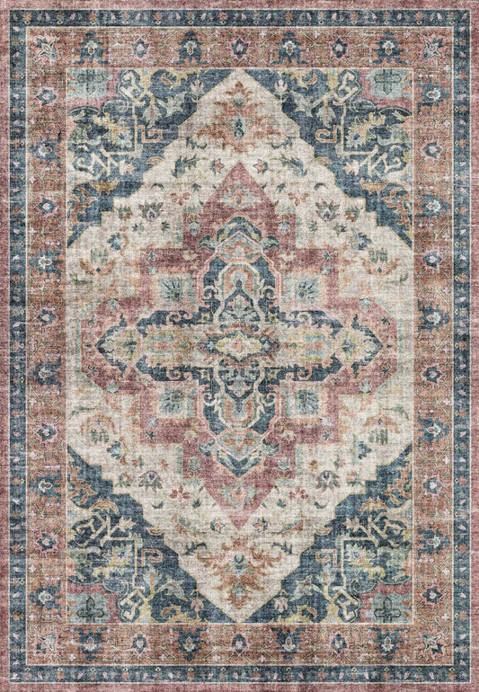 ELISE 6306 Wine/Navy/Tan – main