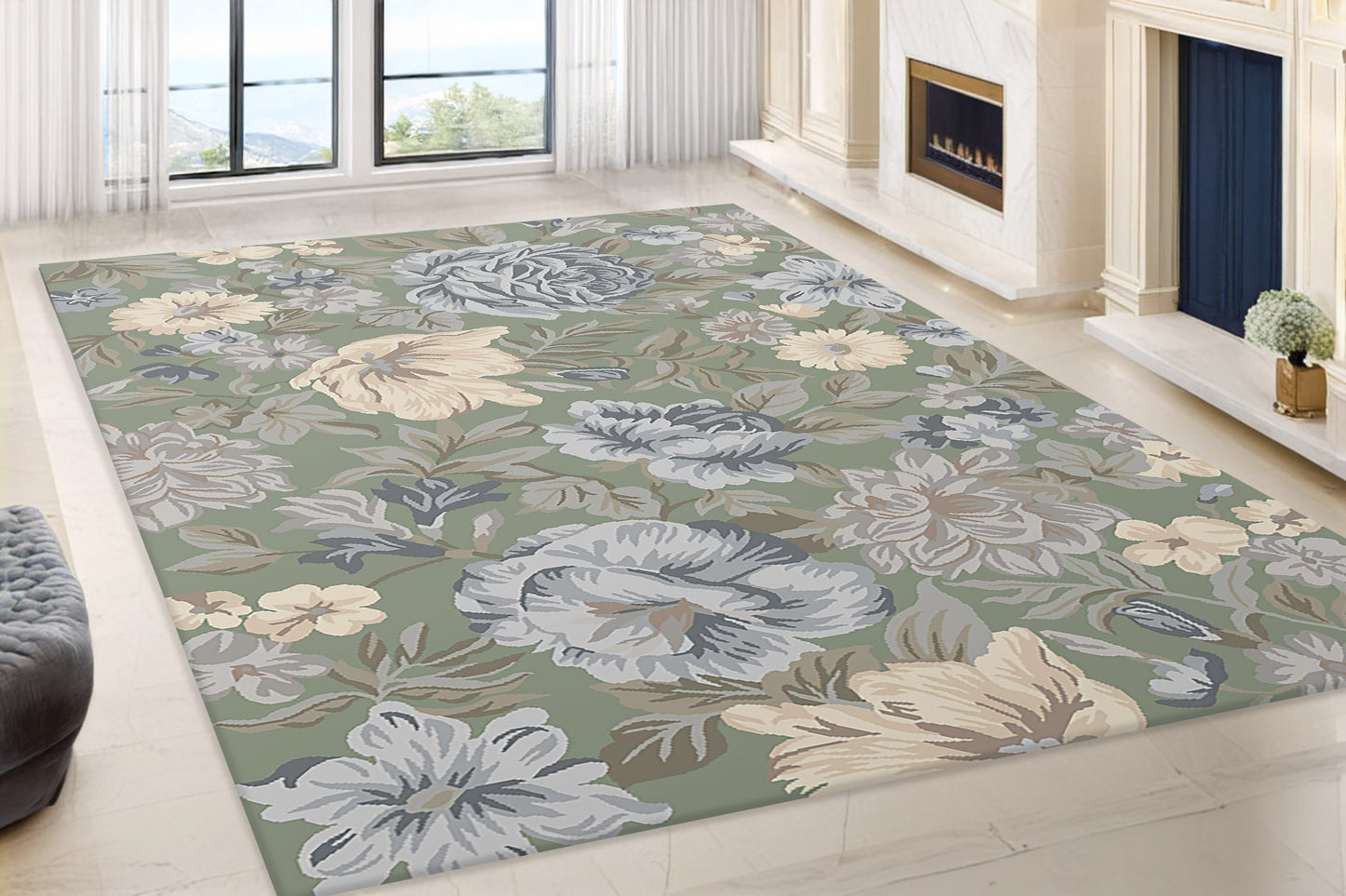 DAISY 9091 Light Green/Multi – room