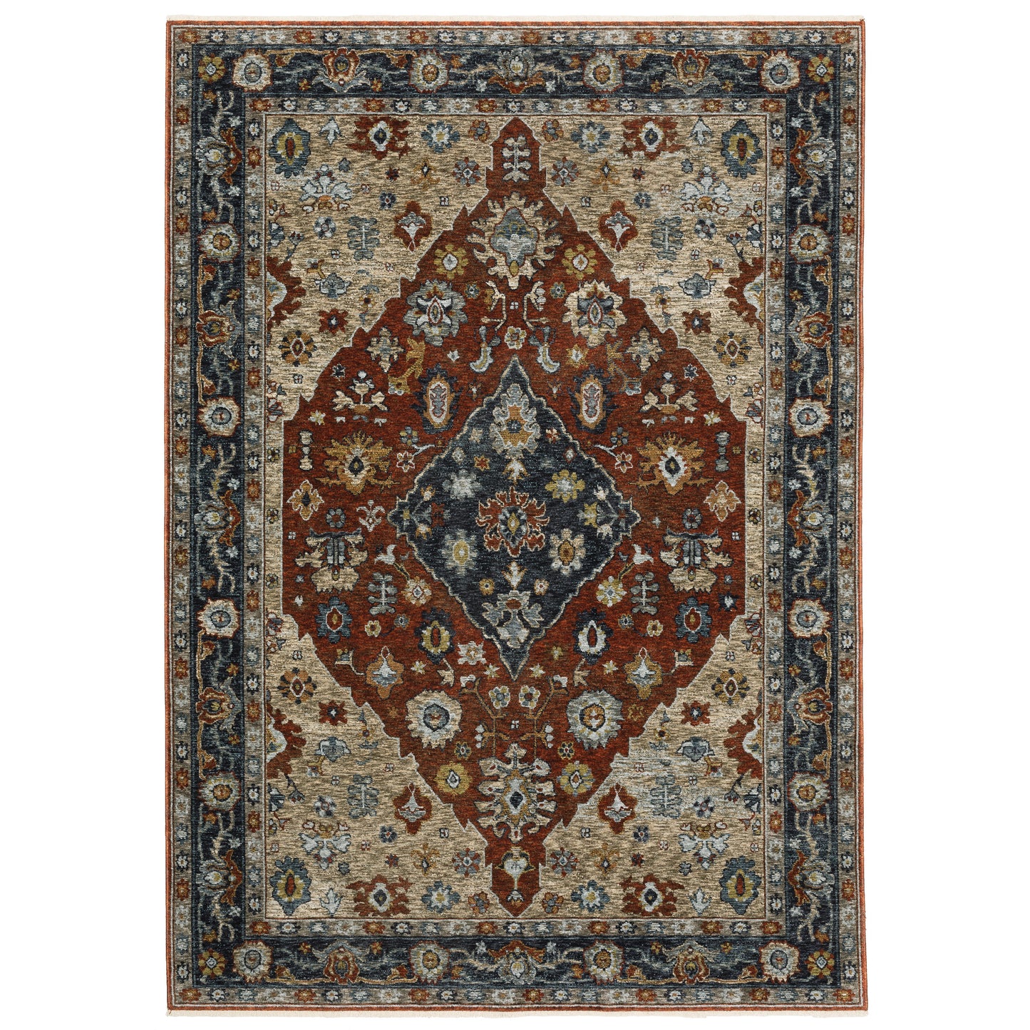 Aberdeen 1143H Red Medallion Rug