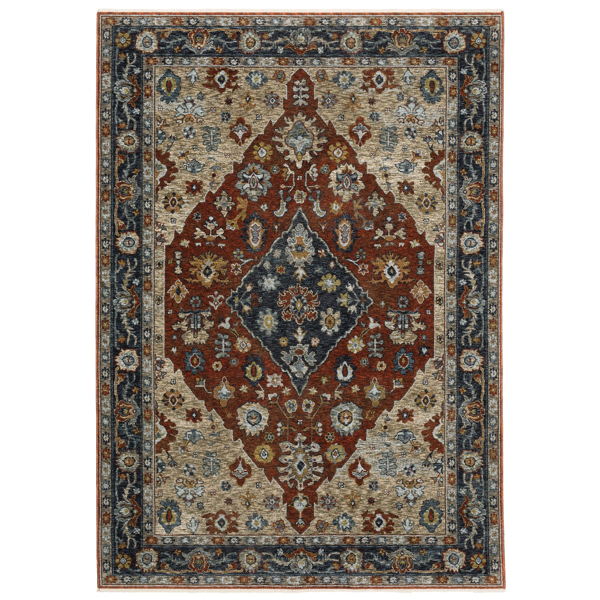 Aberdeen 1143H Red Medallion Rug