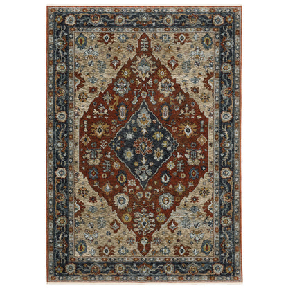 Aberdeen 1143H Red Medallion Rug
