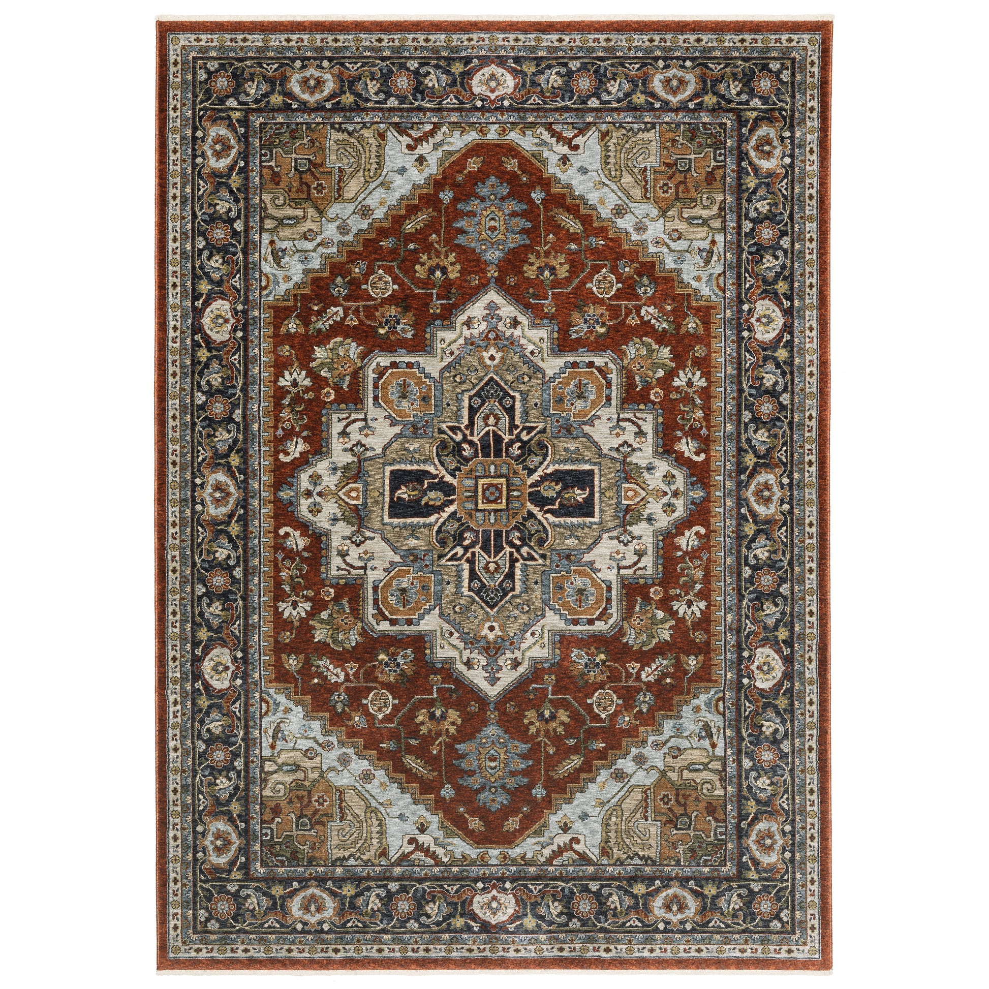Aberdeen 1144R Red Medallion Rug