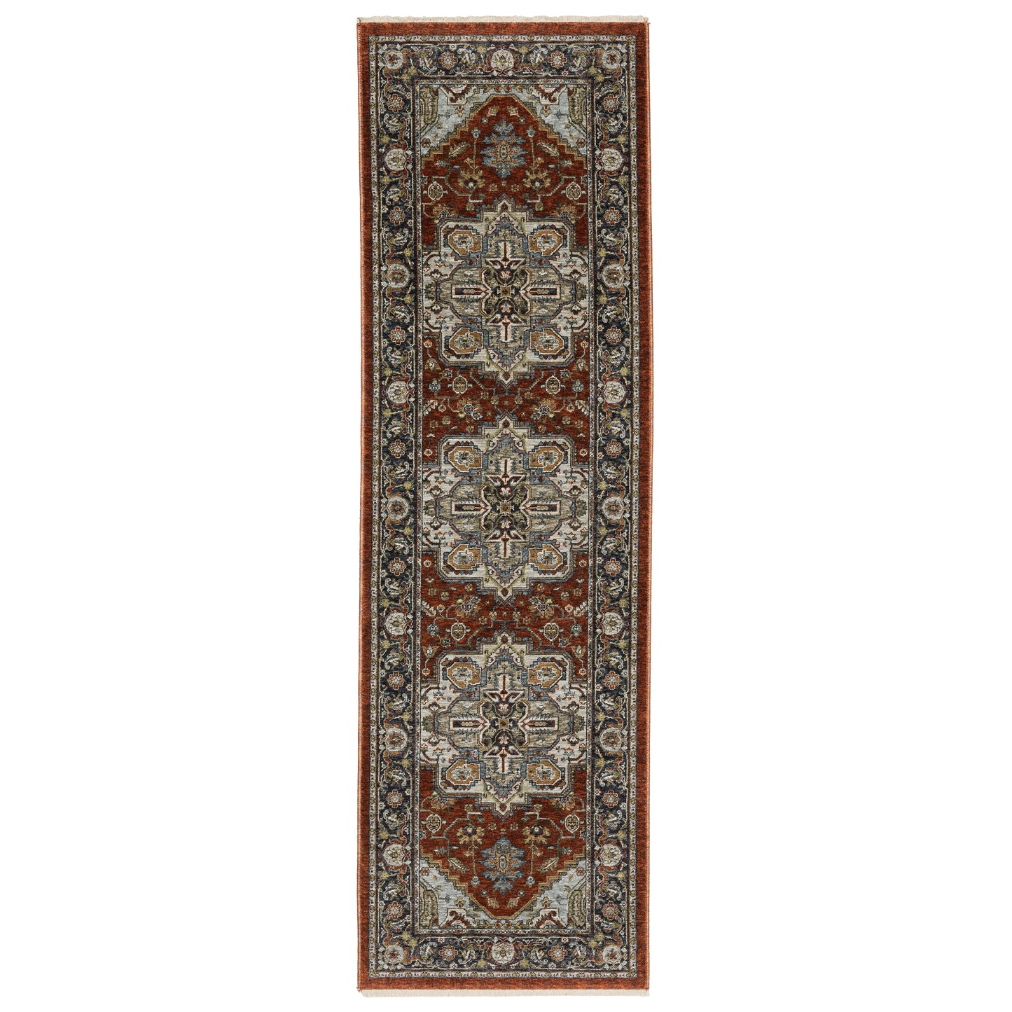Aberdeen 1144R Red Medallion Rug
