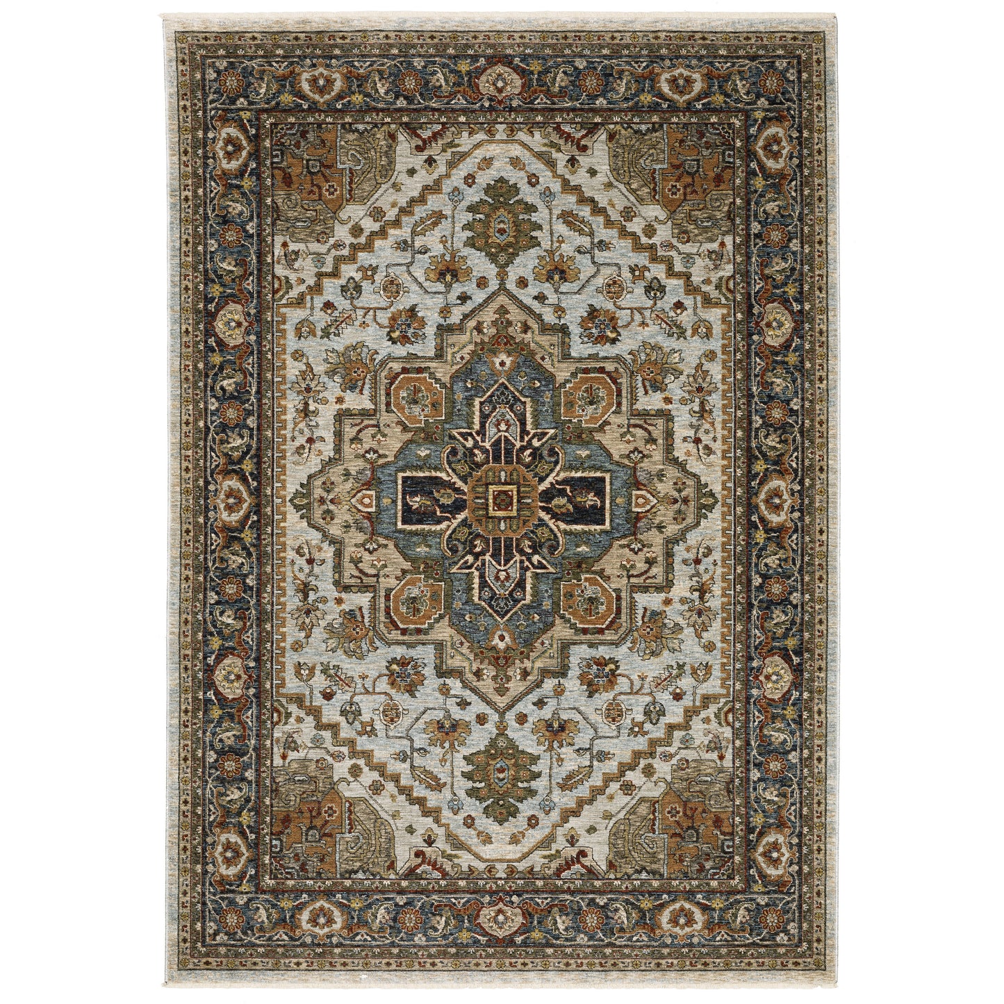 Aberdeen 1144W Ivory Medallion Rug
