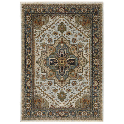 Aberdeen 1144W Ivory Medallion Rug