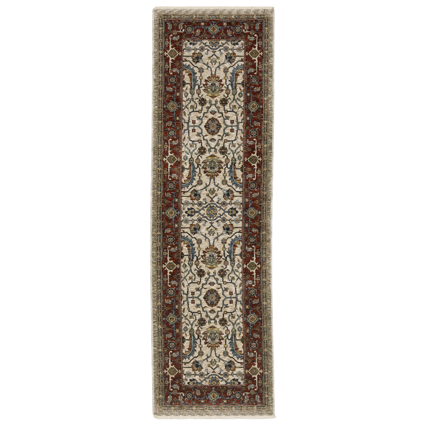 Aberdeen 144D1 Ivory Floral Rug