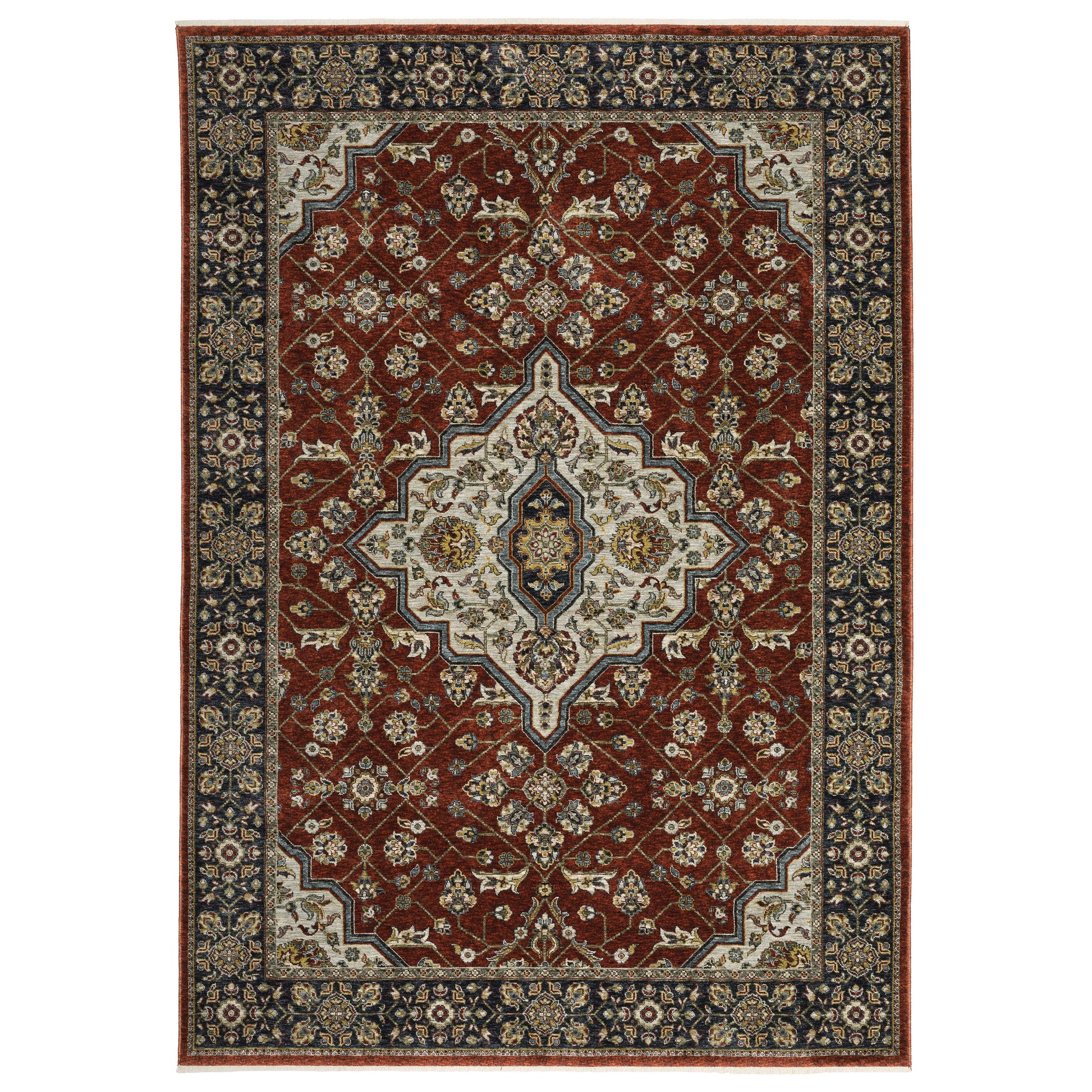 Aberdeen 4151R Red Medallion Rug