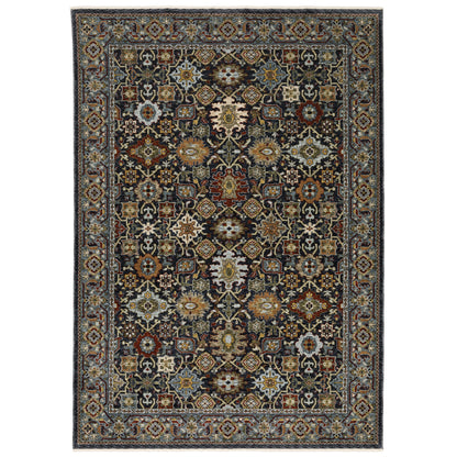 Aberdeen 4922D Blue Floral Rug