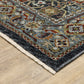 Aberdeen 4922D Blue Floral Rug