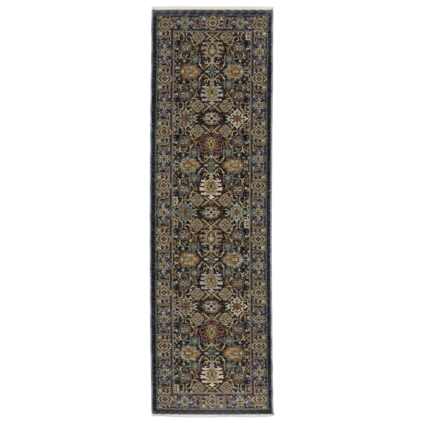 Aberdeen 4922D Blue Floral Rug