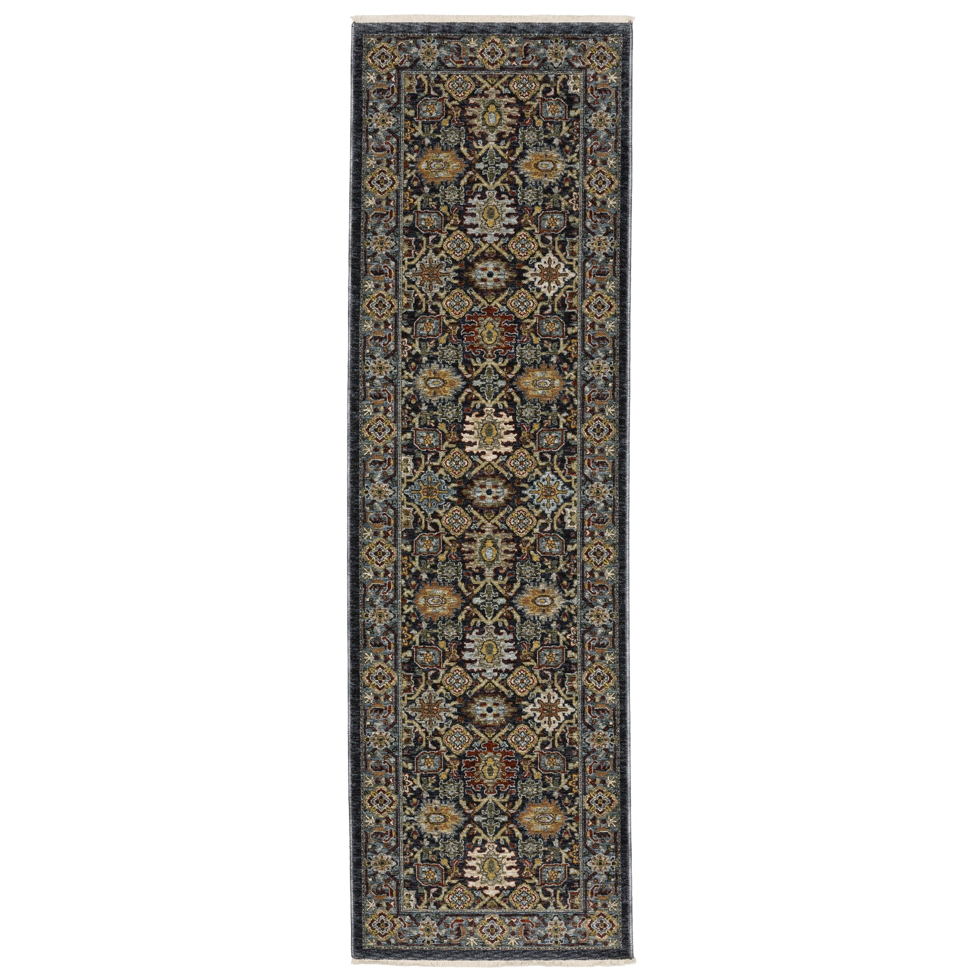 Aberdeen 4922D Blue Floral Rug