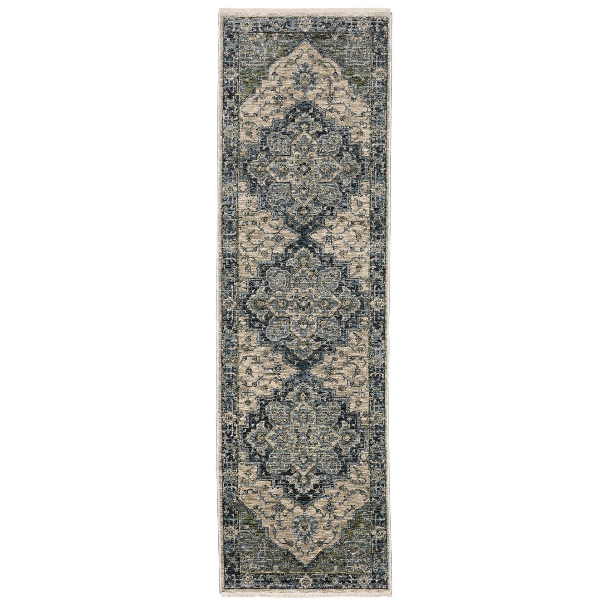Aberdeen 051G1 Blue Medallion Rug