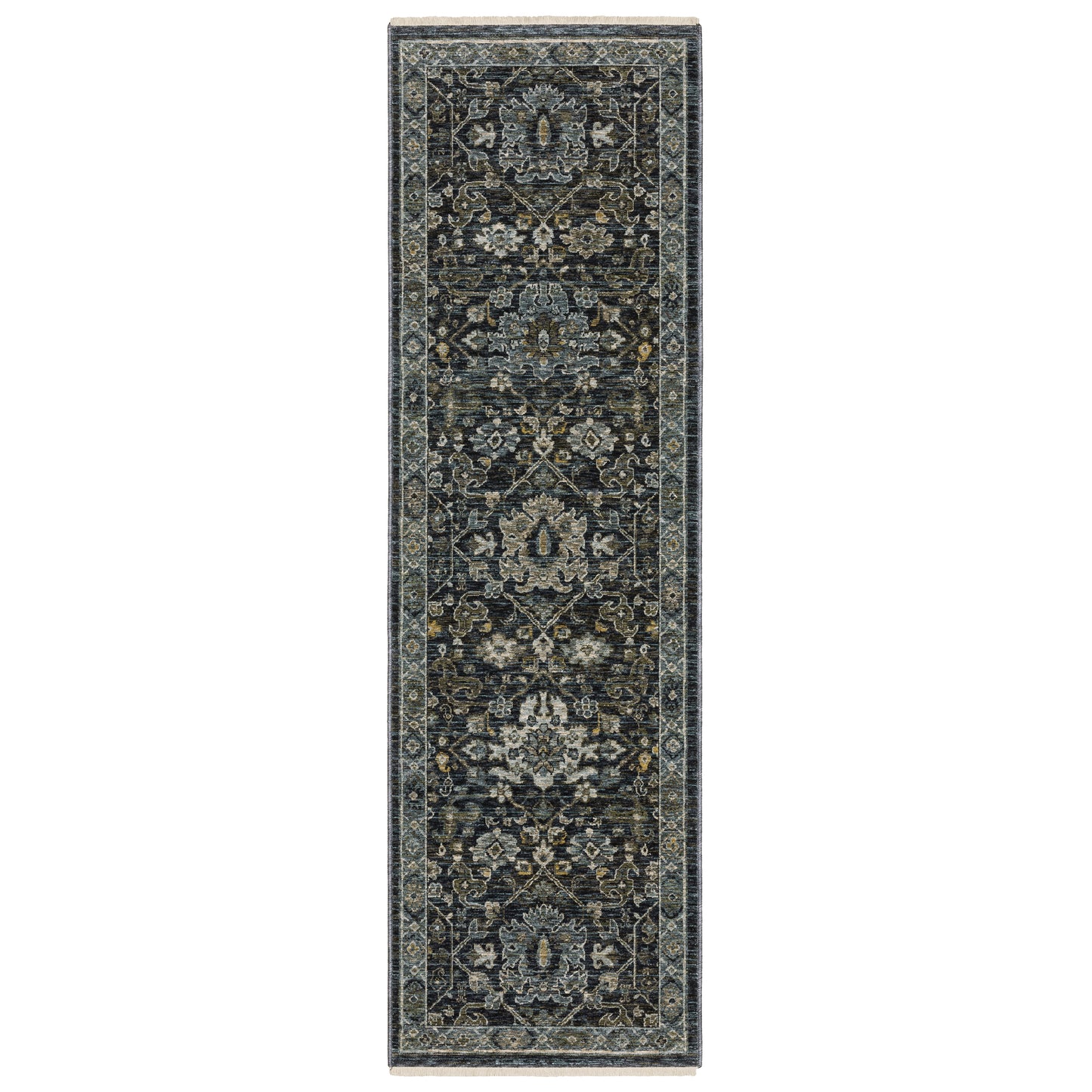 Aberdeen 533K1 Blue Floral Rug