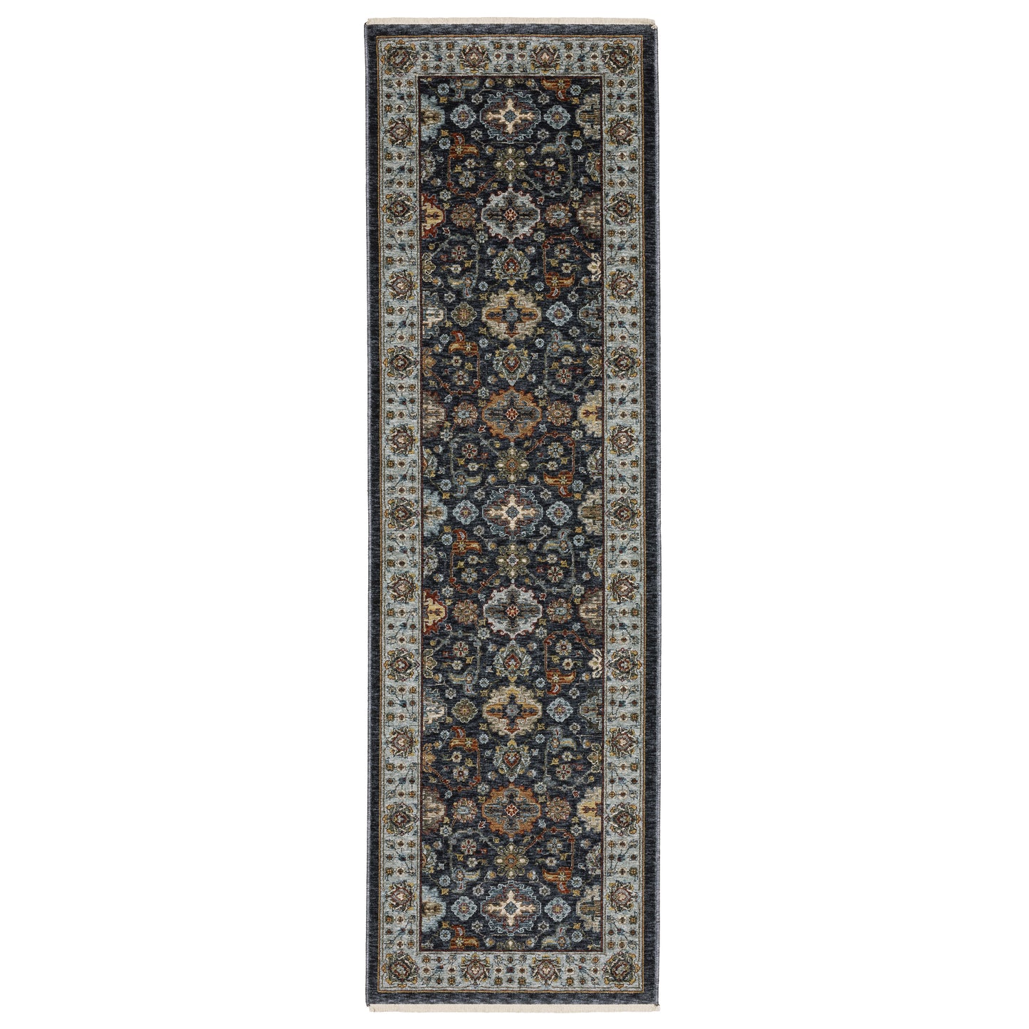 Aberdeen 561B1 Blue Floral Rug
