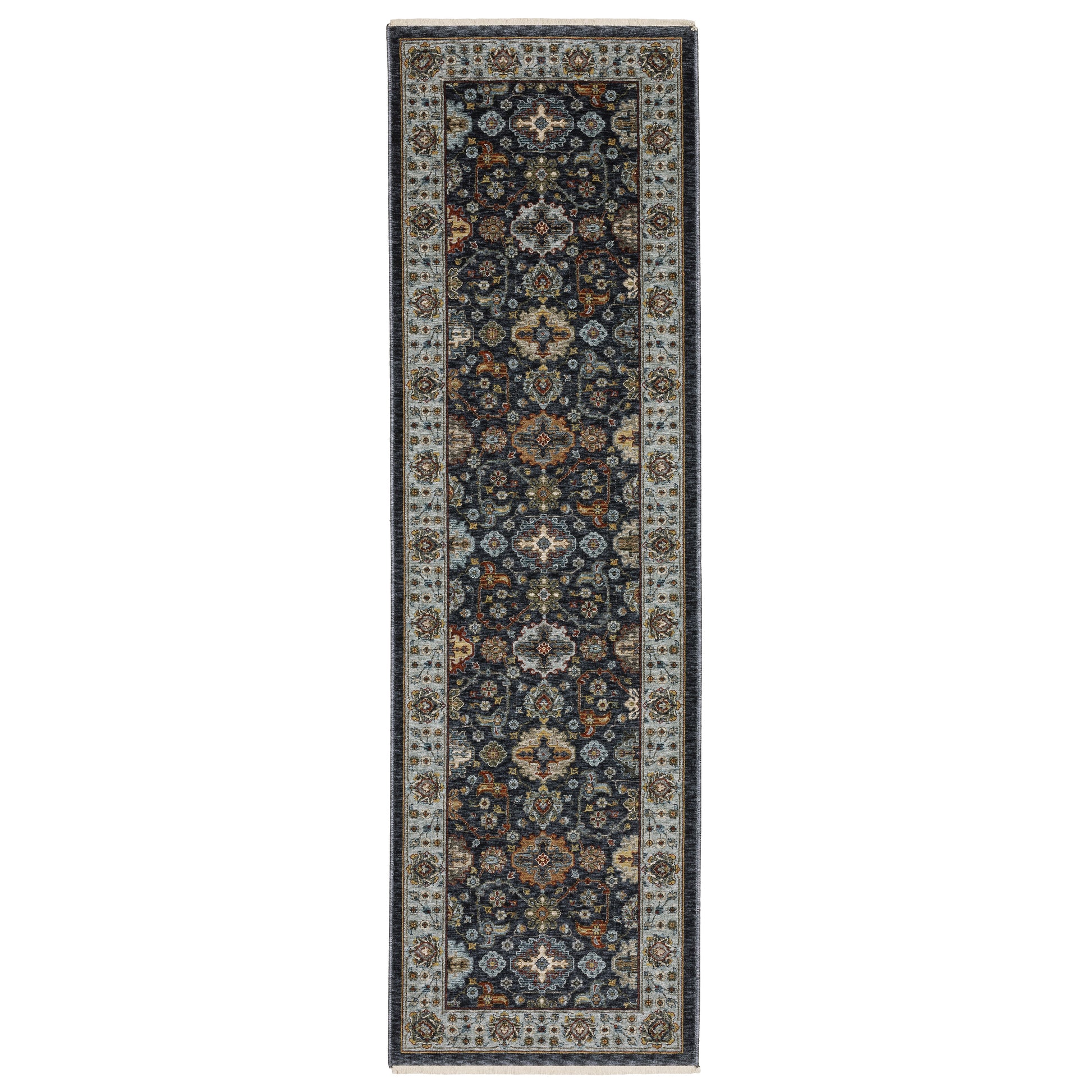 Aberdeen 561B1 Blue Floral Rug