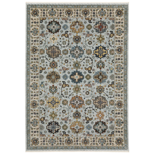 Aberdeen 561W1 Blue Floral Rug