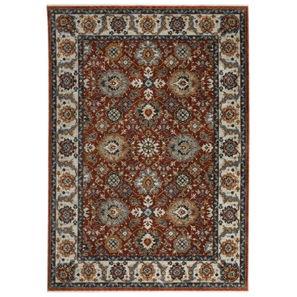 Aberdeen 562R1 Red Floral Rug