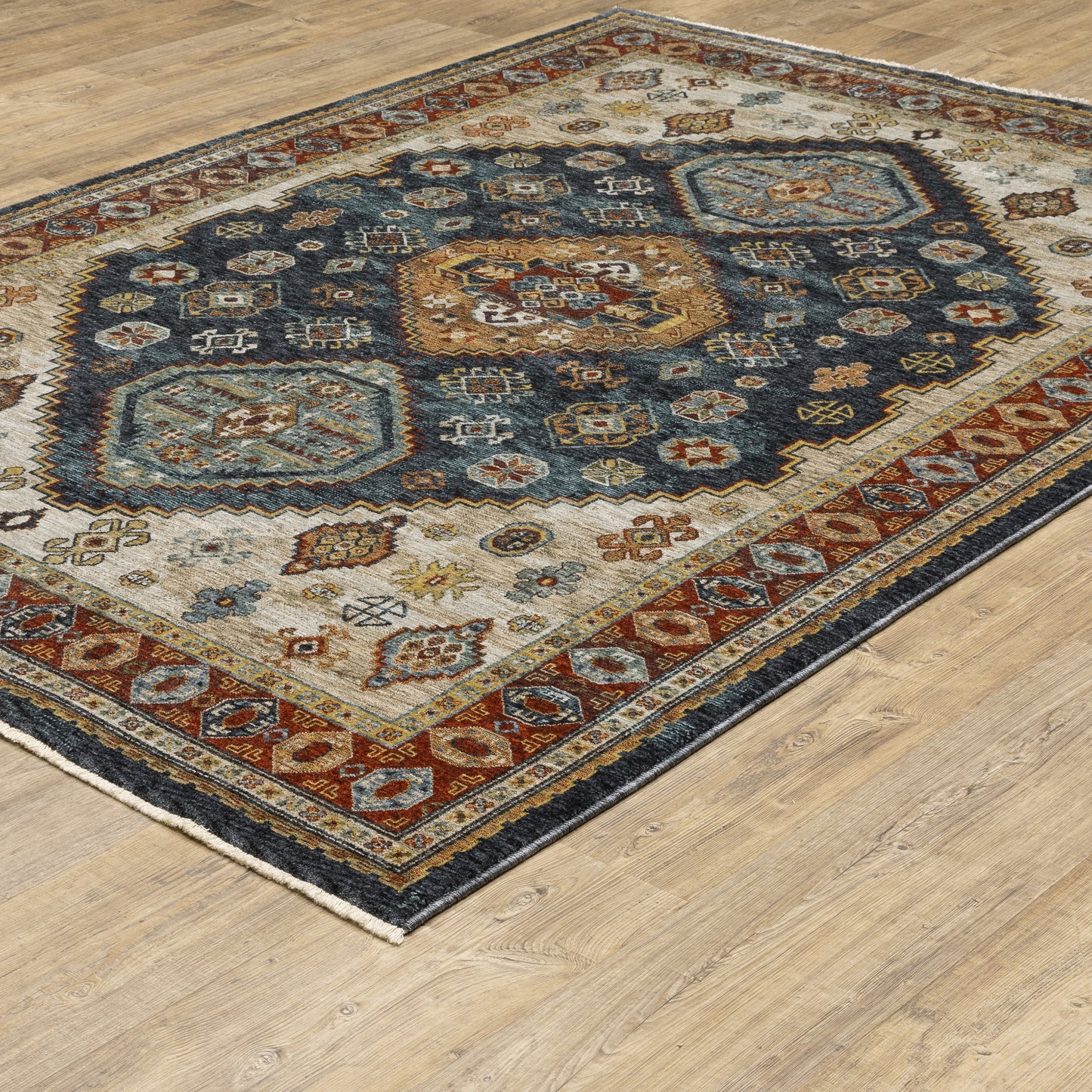 Aberdeen 005W1 Blue Medallion Rug