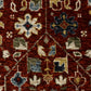 Aberdeen 006R1 Red Floral Rug