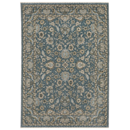 Aberdeen 070H1 Blue Floral Rug