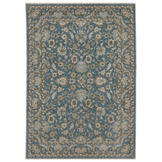 Aberdeen 070H1 Blue Floral Rug