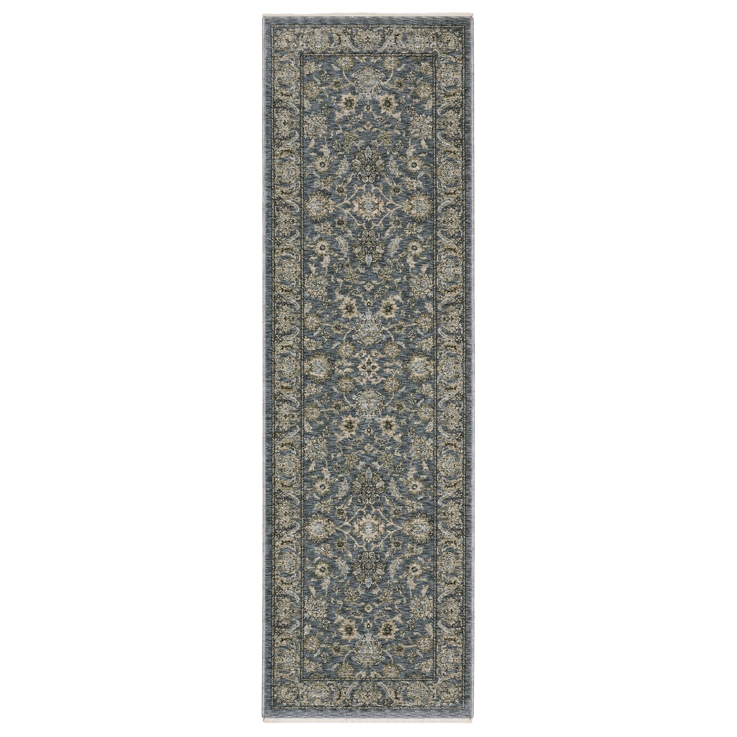 Aberdeen 070H1 Blue Floral Rug