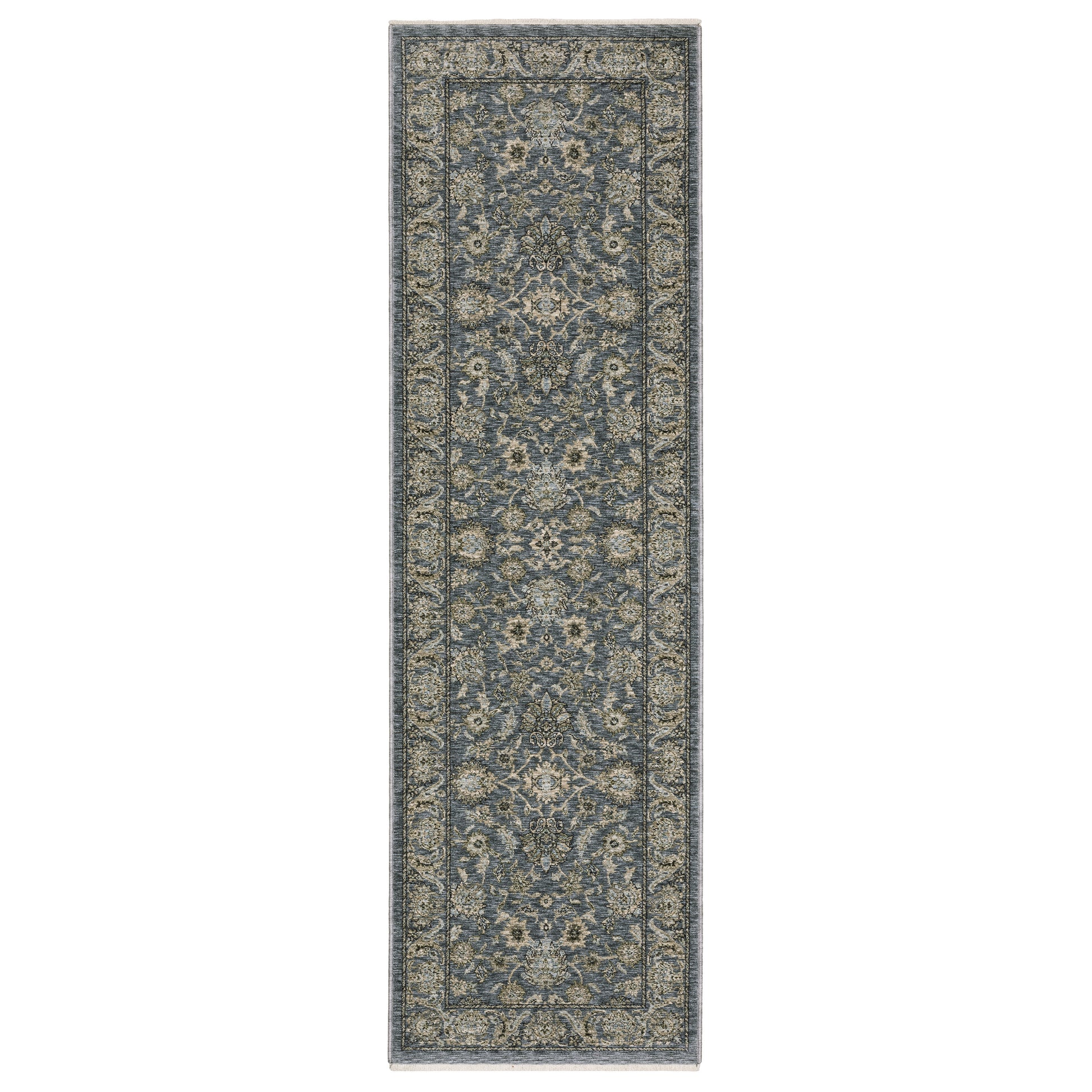 Aberdeen 070H1 Blue Floral Rug