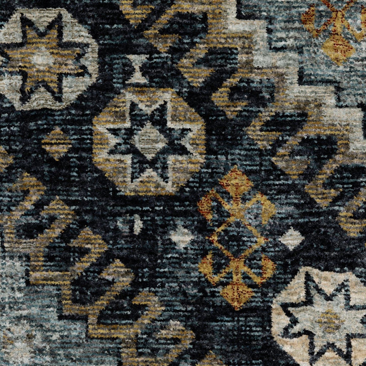 Aberdeen 7150B Blue Medallion Rug