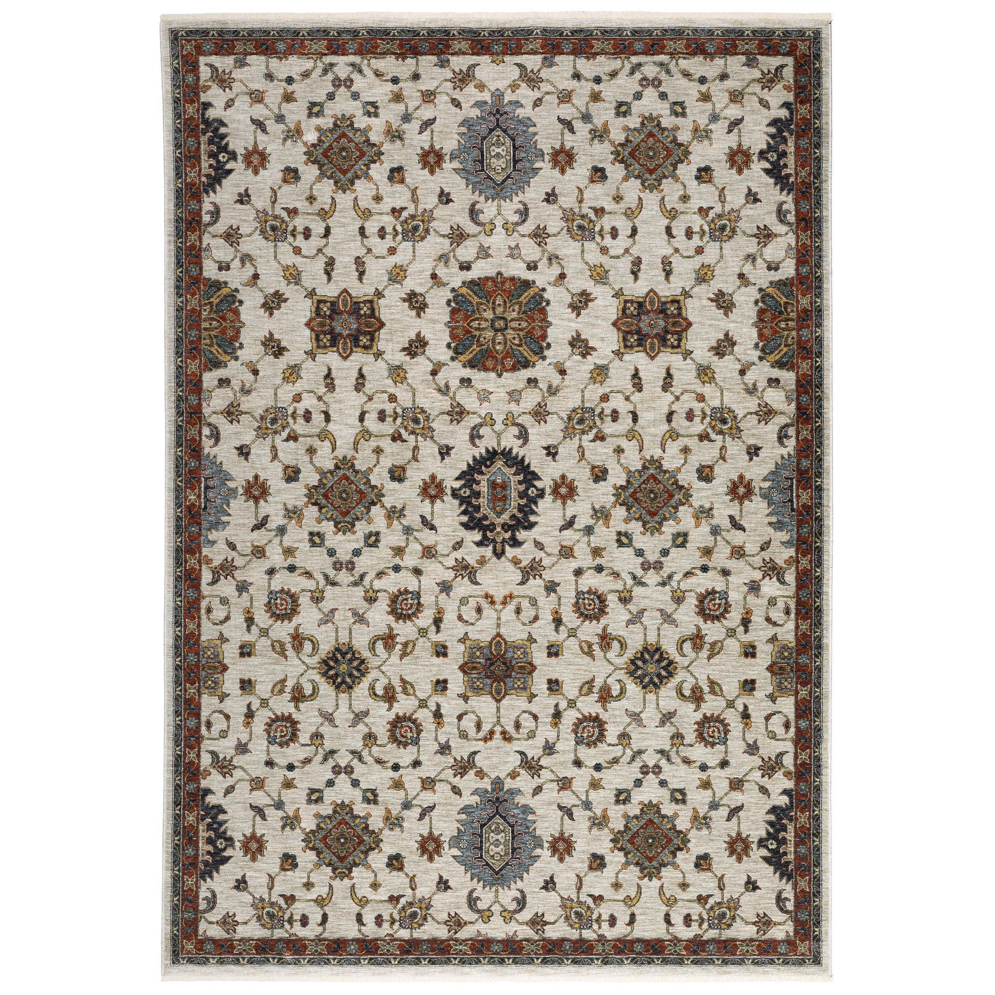 Aberdeen 751W1 Ivory Floral Rug