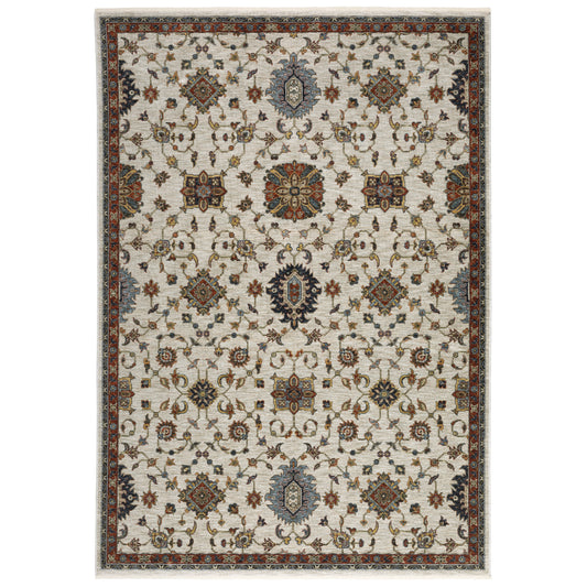 Aberdeen 751W1 Ivory Floral Rug