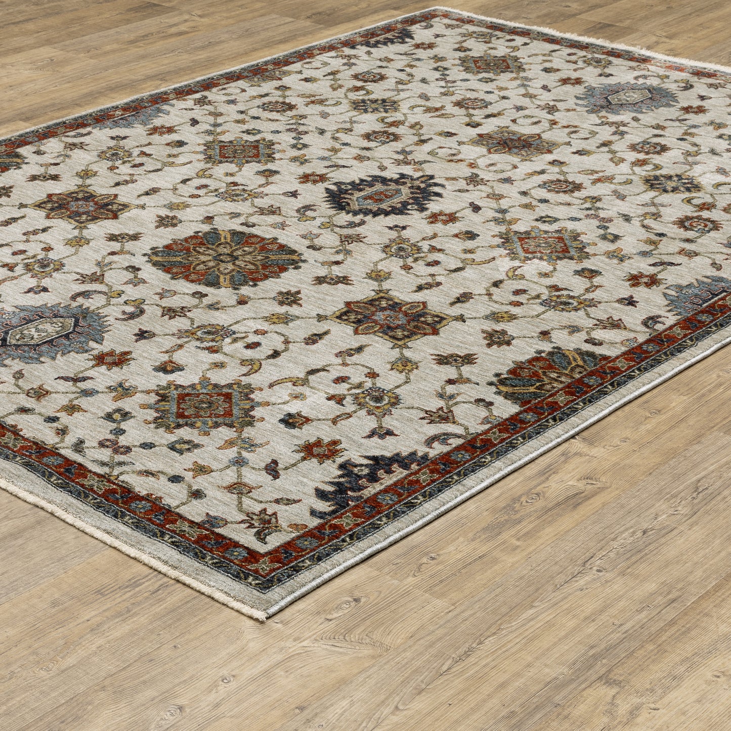 Aberdeen 751W1 Ivory Floral Rug