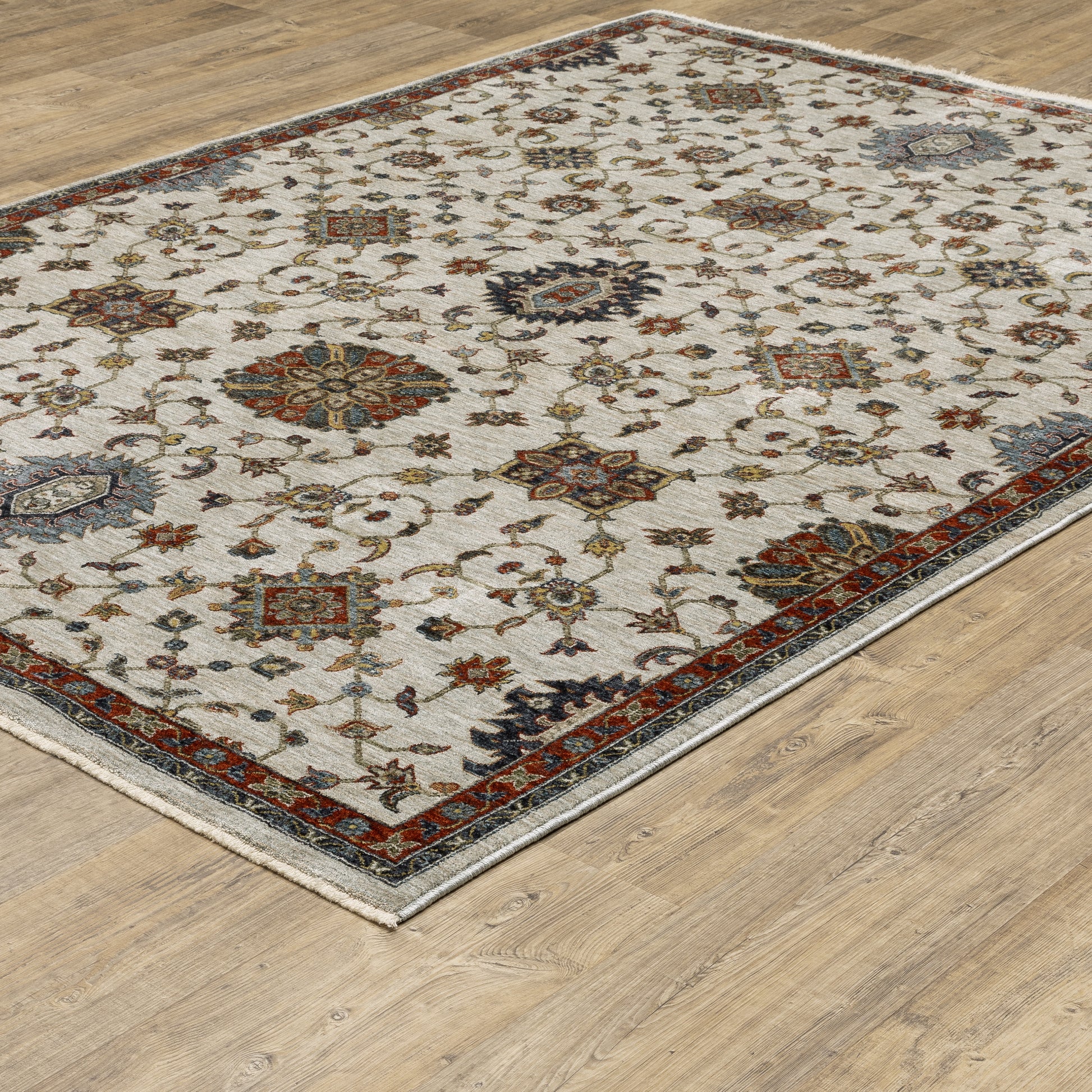 Aberdeen 751W1 Ivory Floral Rug