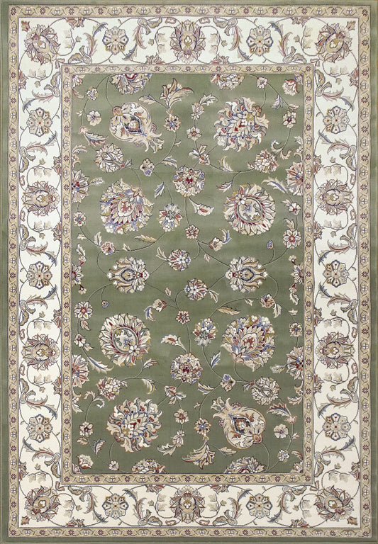 ANCIENT GARDEN 57365 GREEN/IVORY